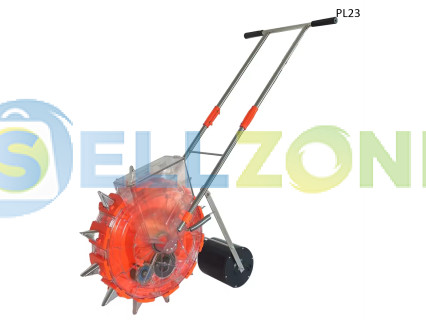 Χειροκίνητη σπαρτική μηχανή κήπου με κύλινδρο για σπορά σπόρων και δημητριακών – PL23